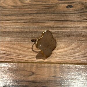Elegant Gold Clover Ring